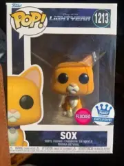 RARE Flocked SOX Buzz Lightyear 1213 Funko Shop Pop Vinyl New in Mint Box + P/P