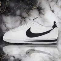 在飛比找蝦皮購物優惠-Nike Cortez Leather 白底 黑勾 阿甘鞋 