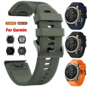 QuickFit For Garmin Fenix E 8 7 7X 6 6X Pro 3 5 5X Plus Silicone Wristband Strap