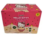 Hello Kitty Savory Chicken Flavored Rice Noodle Soup 4-Pk Vegan Gluten-Free