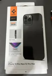 Spigen Thin Fit iPhone 13 Pro Max/iPhone 12 Pro Max Case, Black