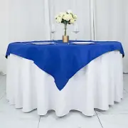 ROYAL BLUE 54" Premium Quality SQUARE POLYESTER TABLECLOTH Wedding Party Dinner