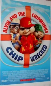 Alvin and the Chipmunks poster - Chip Wrecked movie poster - 13.5" x 20"