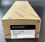 Baldwin R051.102.IPS 9.2in Rosette Hollywood Oil Rubb Passage