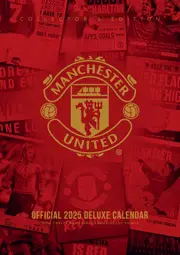 2025 Manchester United FC Deluxe Large Wall Calendar