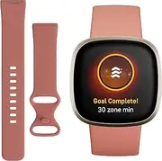 EZONEDEAL Band Strap for Fitbit Versa 3/Sense Strap Replacement Bands in Soft Silicone, Sweat Resistant