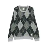 [Emporio Armani] Emporio Armani Argyle-check Jumper L GREY/BLUE