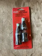 Coca Cola Coke Bottle Collectable Corn Holders 2 Pack Unopened New in Pack