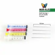 Syringe and 8.5 cm Needle To Refill Ink Cartridges & CISS System Inkjet Printers