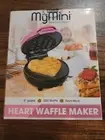 Valentine's Day Special Nostalgia My Mini Heart non-stick Waffle Maker Pink Gift