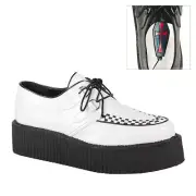 Pleaser Demonia Punk Rockabilly Platform Boots Adult Men Vcreeper50X sz 7
