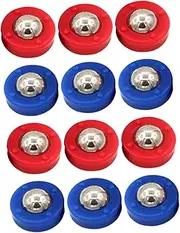 12pcs Tabletop Shuffleboard Supplies Shuffleboard Beads Table Soccer Game Accessories Sliding Bead Replacement Shuffleboard Rollers Tabletop Game Rolling Beads