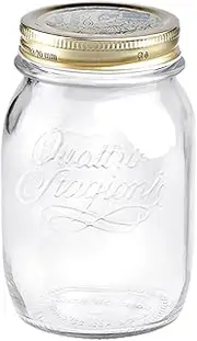 Bormioli Rocco 3.49750 Quattro Stagioni Jar, 0.5 Litre Capacity