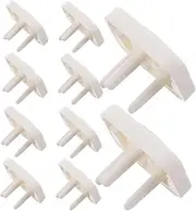 CONGARTENO 45pcs Baby Proof Outlet Covers Childproof Power Protectors 3-Prong Socket Protectors for Home Baby Safety Outlet Cover White