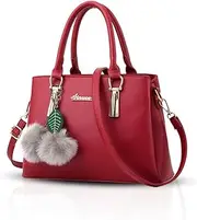 [NICOLE & DORIS] Nicole&Doris PU Leather Casual Fashion Handbag Shoulder Bag Messenger Bag