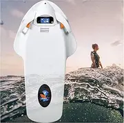 Electric Surfboard, Propeller Diving Equipment for Swimming, Adult Underwater Scooter Sea Scooter, Smart Somatosensory Surfing Board Swimming Aids, Battery Capacity,12AH White-1