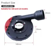 1Pc Angle Grinder Dust Shroud Universal Surface Grinding Dust Cover 100/125Mm Gr