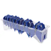 10pcs Hair Clipper Combs Guides Blue Cutting Professional Combs Guides For T WTD