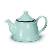Enamel Look Mint Green Teapot