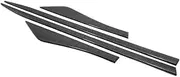 Car Styling 4PCS Carbon Fiber Printed Side Door Car Body Molding Strips Cover Trim Compatible for Nissan Rogue X-Trail T33 2021 2022 2023(Abs 4pcs)