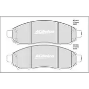 ACDelco Front Brake Pad ACD1835 to suit Nissan Navara - 19346740