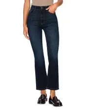 DL1961 Bridget High Rise Instasculpt Crop Bootcut Jeans in Thunderbird