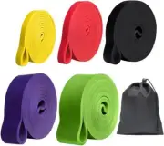 Pull Up Bands, 5 Different Levels Resistance Loop Set, Heavy Duty Resistance