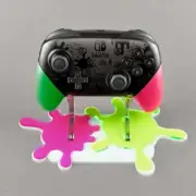 Display for Splatoon 2 Nintendo Switch Pro Controller - Rose Colored Gaming