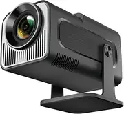 HY320 Mini Smart Projector 4K Dual Wifi6 200 ANSI H713 BT5.0 1080P 1980 * 1080P Home Cinema Outdoor Projetor(UK Plug)