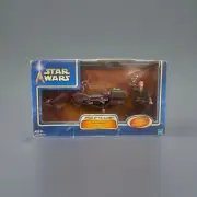Hasbro Star Wars Attack Of The Clones Anakin Skywalker W/ Swoop Bike A11