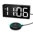 Vibrating Alarm Clock 7.5in Display LED Clock Loud Alarm Clock with Bed3711