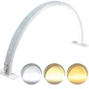 Half Moon Light for Nail Desk, 29in Half-Moon Nail Desk Lamp, 3000-6000k Half...