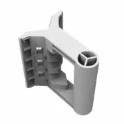 Mikrotik QME quickMOUNT Extra Advanced Wall Mount Adapter for Large P2P antennas