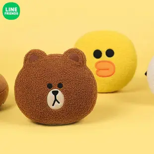 LINE FRIENDS 卡通汽車頭枕 腰靠 車護頸載枕 可愛車內靠枕 車用座椅枕頭