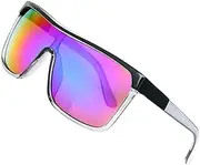 OHPHCALL Athlete's Sunglass Windproof Goggles Polarized Sunglasses for Outdoor Activities Uv Protection Cycling Glasses for Men Women