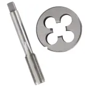 M12x1.75mm HSS Metric Tap and Die Set Thread Tap and Round Thread Die Right H...