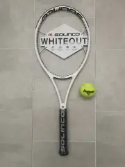 Solinco WHITEOUT 305 18x20 XTD. New For 2023! 4 3/8" Free Strings + Stringing