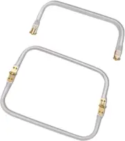 10" Purse Frame,Rectangle Purse Hardware with Frame Kiss Lock for DIY Purse Maki