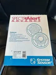 System Sensor SPCWV Speaker High Volume Indoor Ceiling Mount White
