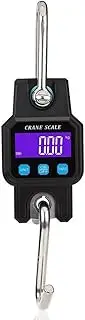 [VermiS] Kitchen Digital Baking Scales,Electronic Food Scale, 660lb Digital Crane Scale Portable Mini Electronic Scale 300kg Industrial Crane Scale for Fishing Scale, Hunting, Luggage Weight, Farm Weighing, Sc