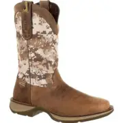 DDB0166 Rebel by Durango Men's Desert Camo Pull On Western Boot NEW