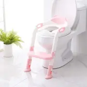 NEW SKYROKU Potty Training Seat with Step Stool Ladder - PINK Kids Girls Toddler