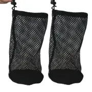 2Pcs Golf Ball & Pickleball Mesh Bag, Golf Balls Bag Sack, Mesh Bag, Multi-Pu...