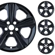 PACRIM 17" Gloss Black Wheel Skins for Ford Escape (2013-2016) | ABS | Set of 4