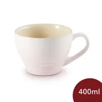 在飛比找PChome24h購物優惠-Le Creuset 卡布奇諾杯 400ml 貝殼粉 無紙盒