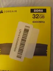 CORSAIR VENGEANCE DDR5 DRAM 32GB (2x16GB) 6000MHz CL32 Intel XMP iCUE Compatible