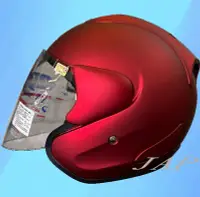在飛比找Yahoo!奇摩拍賣優惠-《JAP》 CBR S100 素色 平紅 R帽 內襯全可拆洗