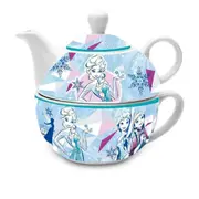 Disney Frozen Design Cartoon Tea for One Teapot and Cup Gift Set