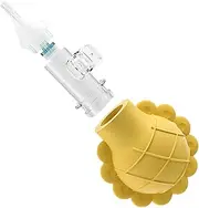 GARVALON Newborn Nasal Soft Silicone Nose Cleaner Portable Nasal Mucus Sucker for Boy Girl Prevents Backflow Washable and Reusable Safe for Boy Girl