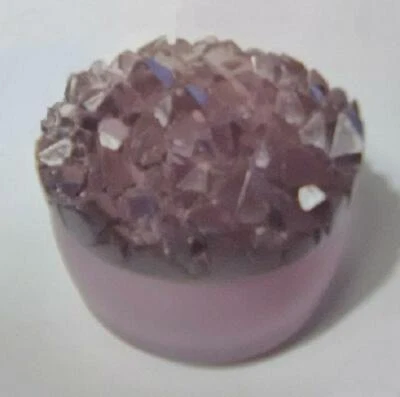Lavender Purple Amethyst Rock Crystals Acrylic Trinket Box Midwest Cannon Falls